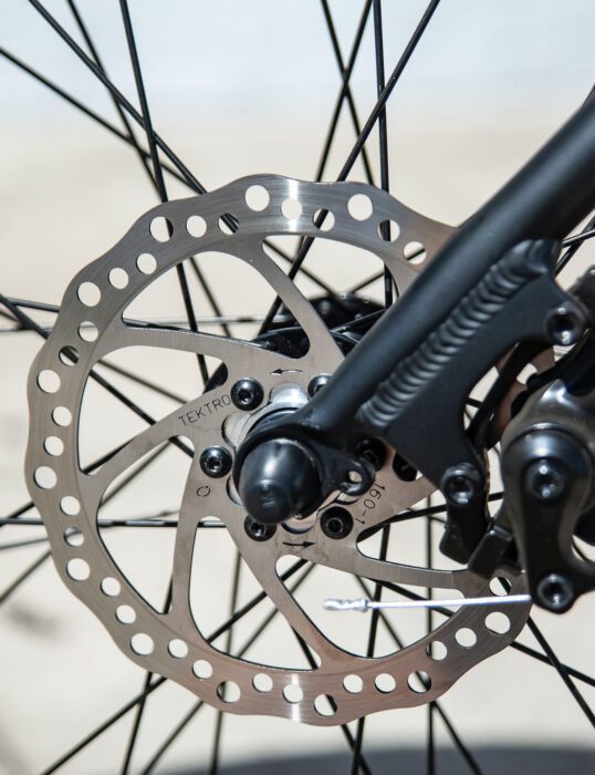 Centre of a bike wheel