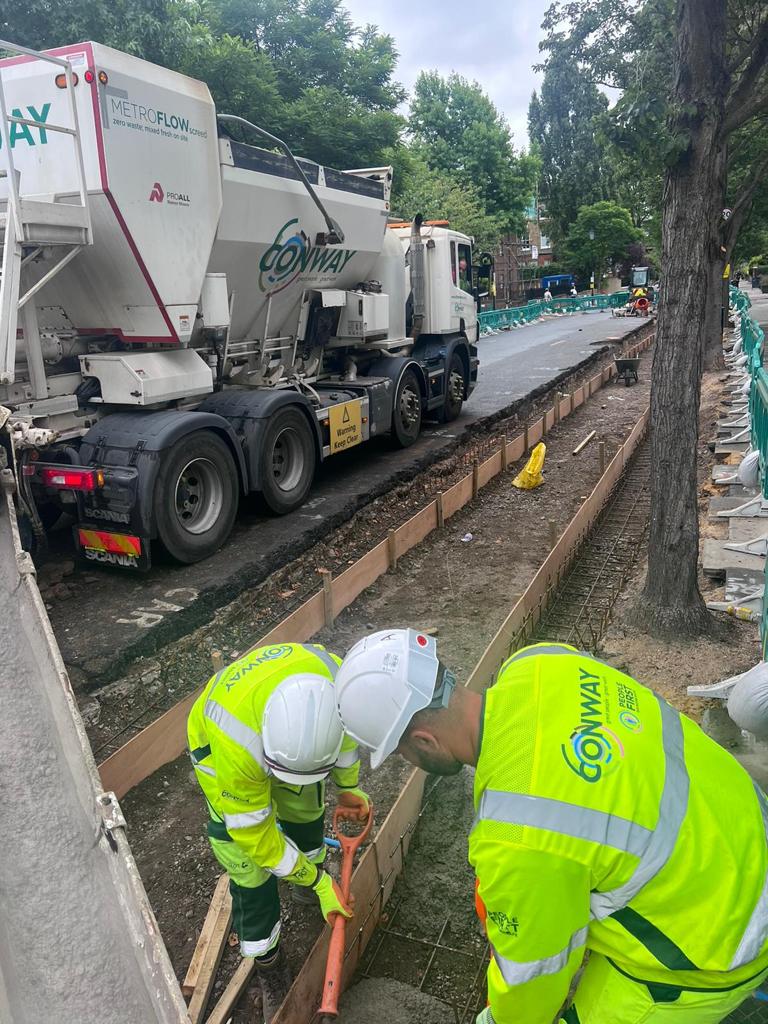 Nuh Suleiman working on site